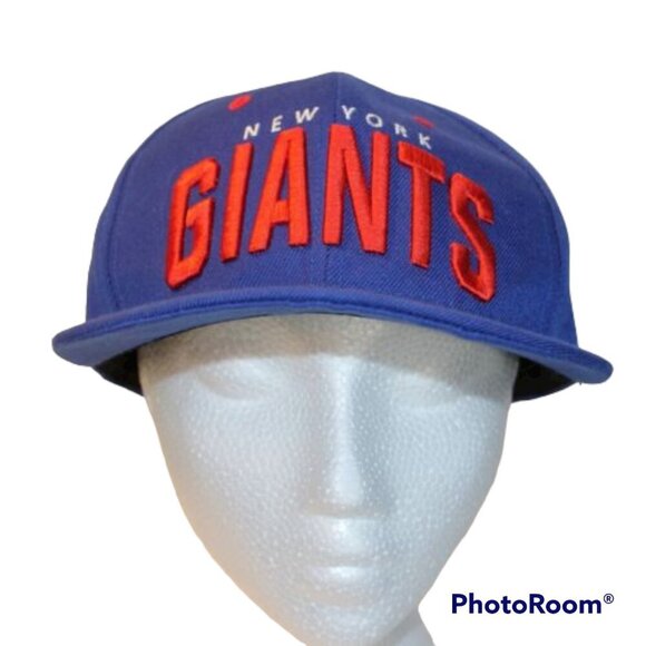 Vintage New York Giants Snapback Hat NFL Blue Adjustable Cap Football - Picture 1 of 7